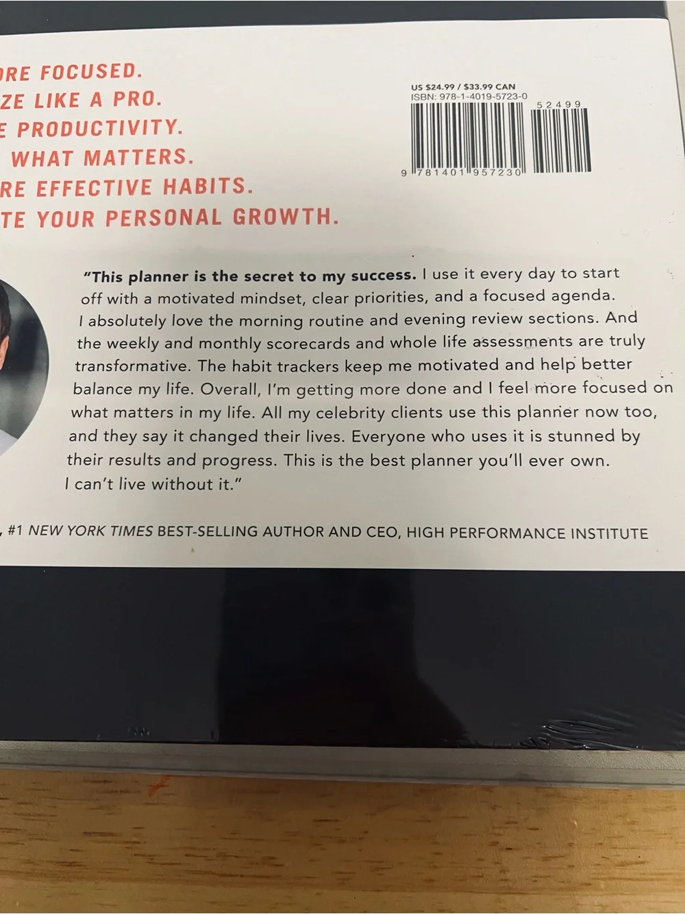 Set of 2 The High Performance Planner Brendon Burchard Productivity Planners